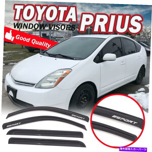 EBhEoCU[ 04-10̃g^vEXEBhEoCU[CK[hVF[htCK[hVF[htftN^[xg For 04-10 Toyota Prius Window Visors Rain Guard Shade w/ SPORT Deflector