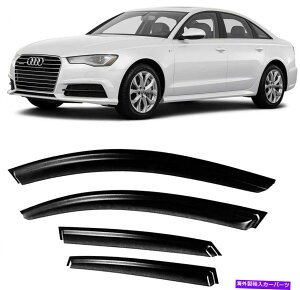 �E�B���h�E�o�C�U�[ JSP 2015-18 Audi A6 Rain Guards Windo Wind Deflector Side Vent Vidor Sun Shade JSP 2015-18 Audi A6 Rain Guards Window Wind Deflector Side Vent Visor Sun Shade�y���s�A���i�z