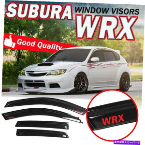 EBhEoCU[ Fit 08-14 Subaru Impreza WRX Sti Rain Window Visor Smoke Tinted Guard Deflectors Fit 08-14 Subaru Impreza WRX STI Rain Window Visor Smoke Tinted Guard Deflectors
