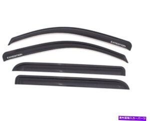 EBhEoCU[ 97-17 Ford Expedition 4DREBhEoCU[X[NVX^CK[h_tFN^[ For 97-17 Ford Expedition 4DR Window Visors Smoke Sim Style Guard Deflectors