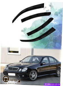 EBhEoCU[ xcW211 E350 E500 03-09ftN^[EBhEoCU[K[hxgVCV[h For Benz W211 E350 E500 03-09 Deflector Window Visors Guard Vent Weather Shield