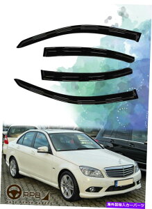 EBhEoCU[ xcW204 CNX08-14ftN^[EBhEoCU[K[hxgVCV[h For Benz W204 C-Class 08-14 Deflector Window Visors Guard Vent Weather Shield