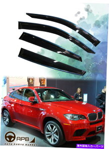 EBhEoCU[ BMW X6 F16 15-18 Chrome Trim Window Vidor Guard Vent Deflector For BMW X6 F16 15-18 Chrome Trim Window Visor Guard Vent Deflector