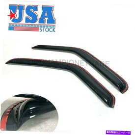 ウィンドウバイザー 1993年から2011年のフォードレンジャーのための米国のチャンネル窓サイドベントバイザーサンレインガード US IN-CHANNEL Window Side Vent Visor Sun Rain Guard For 1993-2011 Ford Ranger