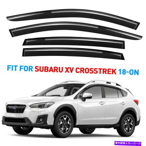 EBhEoCU[ CK[h̊CoCU[18-22XoXV CrossTrek ShatterProof̃VF[h Rain Guards Vent Visors Shade for 18-22 Subaru XV Crosstrek SHATTERPROOF