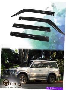 EBhEoCU[ OHpWF91-99eoCU[K[hxgftN^[ For Mitsubishi Pajero 91-99 Montero Window Visors Guard Vent Deflector