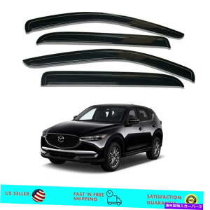 EBhEoCU[ TChEBhETxgoCU[CK[h}c_CX-5 2017-2021̃fBtN^[ Side Window Sun Vent Visor Rain Guards Deflectors for Mazda CX-5 2017-2021