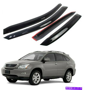 EBhEoCU[ NTXRX XU30 SUV 2003-2008̃CK[hTVF[hEBhEoCU[fBtN^[ Rain Guard Sun Shade Window Visor Deflectors for Lexus RX XU30 SUV 2003-2008