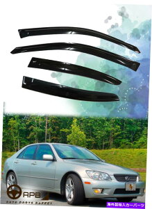 EBhEoCU[ NTX̏ꍇIS200 IS300 98-05ftN^[EBhEoCU[K[hxgVCV[h For LEXUS IS200 IS300 98-05 Deflector Window Visors Guard Vent Weather Shield