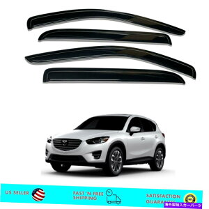 EBhEoCU[ TChEBhETxgoCU[CK[h}c_CX -5 2013-2016̃fBtN^[ Side Window Sun Vent Visor Rain Guards Deflectors for Mazda CX-5 2013 - 2016