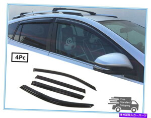 EBhEoCU[ 2013N2018Ñg^4X[NEBhEoCU[͒ErectorJ̃VF[h FOR 2013-2018 Toyota RAV4 SMOKED WINDOW VISOR WIND DEFLECTOR RAIN SHADE