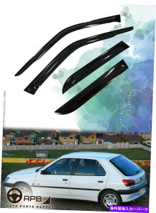 EBhEoCU[ vW[306 1993-2002ftN^[EBhEoCU[K[hxgVCV[h For Peugeot 306 1993-2002 Deflector Window Visors Guard Vent Weather Shield