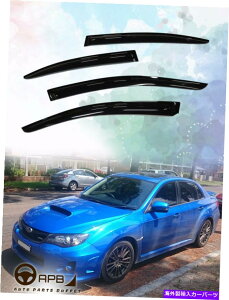 EBhEoCU[ XoWRX 15-19ftN^[EBhEoCU[̃K[hxgVCV[h For Subaru WRX 15-19 Deflector Window Visors Guard Vent Weather Shield