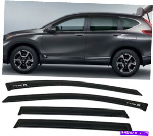 EBhEoCU[ tBbg17-22z_CRVX[Ne[vIEBhEoCU[CxgANK[hftN^[ Fit 17-22 Honda CRV Smoke Tape-on Window Visor Rain Vent Acrylic Guard Deflector