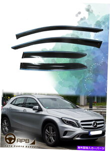 EBhEoCU[ xcGLA X156 14-18NgEBhEoCU[K[hxgftN^[ For Benz GLA X156 14-18 Chrome Trim Window Visor Guard Vent Deflector