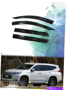 EBhEoCU[ OHpWFX|[c16-20ftN^[EBhEoCU[K[hxg For Mitsubishi Pajero Sport 16-20 Deflector Window Visors Guard Vent