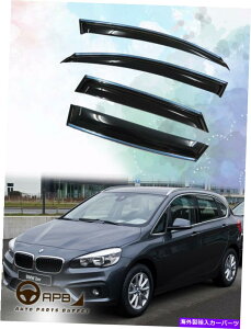EBhEoCU[ BMW 2V[YANeBucA[F45 15-NgEBhEoCU[K[hftN^[ For BMW 2 Series Active Tourer F45 15- Chrome Trim Window Visor Guard Deflector
