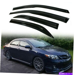 EBhEoCU[ 2009-2013g^J[4PCSEBhEoCU[xgCK[h 2009-2013 Toyota Corolla 4Pcs Window Visors Vent Wind Deflectors Rain Guards