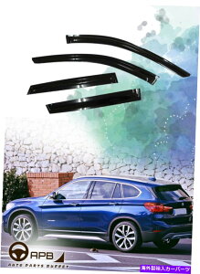 EBhEoCU[ BMW X1 F48 14-18ftN^[EBhEoCU[K[hxgVCV[h For BMW X1 F48 14-18 Deflector Window Visors Guard Vent Weather Shield