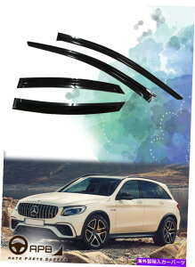 EBhEoCU[ xcGLC 16-18ftN^[EBhEoCU[̃K[hxgVCV[h For Benz GLC 16-18 Deflector Window Visors Guard Vent Weather Shield