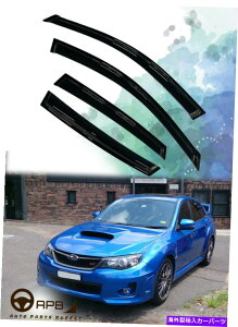 EBhEoCU[ Subaru Impreza WRX 08-14ftN^[EBhEoCU[̃K[hxgVCV[h̏ꍇ For Subaru IMPREZA WRX 08-14 Deflector Window Visors Guard Vent Weather Shield