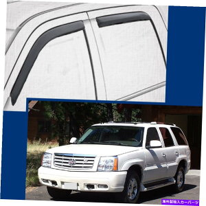 EBhEoCU[ `l͔̕d@EBhEoCU[2015-2020LfbNGXJ[h̒ʋCE In-Channel Wind Deflectors Window Visors Vents for 2015-2020 Cadillac ESCALADE