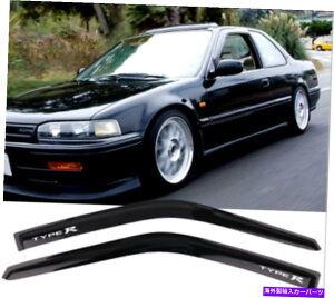 EBhEoCU[ 90-93̃z_AR[hN[yEBhEoCU[̋iANK[hxgfBtN^[ For 90-93 Honda Accord Coupe Window Visors Smoke Acrylic Guard Vent Deflectors