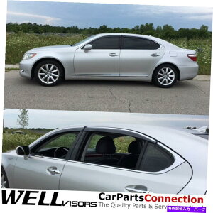 EBhEoCU[ WellvisorsEBhETChoCU[07-17 LEXUS LS460L LS600HLTChfBtN^[Chrome WellVisors Window Side Visor 07-17 Lexus LS460L LS600hL Side Deflectors Chrome