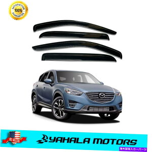 EBhEoCU[ TChEBhETxgoCU[CK[h}c_CX-5 2013-2016̃fBtN^[ Side Window Sun Vent Visor Rain Guards Deflectors for Mazda CX-5 2013-2016