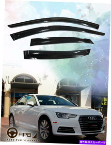 EBhEoCU[ AEfBA4 16-18 B9 4hAZ_ftN^[EBhEoCU[K[hxgV[h For Audi A4 16-18 B9 4 Door Sedan Deflector Window Visors Guard Vent Shield