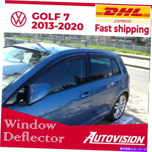 EBhEoCU[ tHNX[QVWSt7 viiEBhEoCU[CK[hoCU[̎Ԃ̑̃ftN^[ Car Window Deflector for Volkswagen VW Golf 7 VII Window Visor Rain Guard Visor
