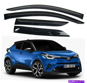 EBhEoCU[ CK[hTVF[hEBhEoCU[g^CHR C-HR SUV 2017-2019̃fBtN^[ Rain Guard Sun Shade Window Visor Deflectors for TOYOTA CHR C-HR SUV 2017-2019