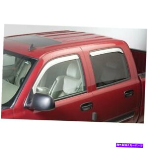 �E�B���h�E�o�C�U�[ Putco 480137 Chrome Rain Guards; 2009-2016 Dodge Ram Crew��Mega Cab PUTCO 480137 Chrome Rain Guards; For 2009-2016 Dodge Ram Crew & Mega Cab