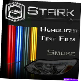 フォグライト スモークチントヘッドライトの12 "x 360"テールライトフォグライトビニールグロスラップフィルム 12" x 360" In Smoke Tint Headlights Tail Lights Fog Lights Vinyl Gloss Wrap Film