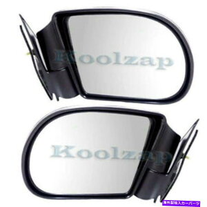 ACC 99-05̃V{[S10uU[gbNAr[~[p[MtH[hyAZbg For 99-05 Chevy S10 Blazer Truck Rear View Mirror Power Non-Heated Fold PAIR SET