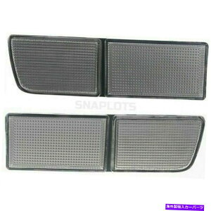 ACC tHNX[QSt1993-1999̃tHOCg^Cvt2̃op[gEtbNJo[̃Zbg Set Of 2 Bumper Tow Hook Cover W/O Fog Light Type For Volkswagen Golf 1993-1999