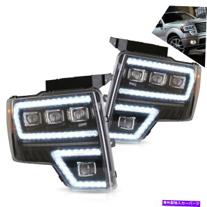 ACC vlandtLEDtN^[wbhCg /W 2009-2014 Ford F-150̃V[PV^[ VLAND FULL LED Reflector Headlights /W Sequential Turn For 2009-2014 Ford F-150