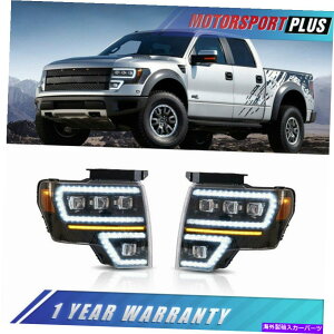 ACC 2009-2014 Ford F-150̃tLEDvWFN^[wbhCgV[PV^[VOi Full LED Projector Headlights Sequential Turn Signal For 2009-2014 Ford F-150