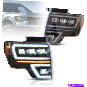 ACC VlandtLEDvWFN^[wbhCg /W 2009-2014 Ford F-150̃V[PV^[ VLAND FULL LED Projector Headlights /W Sequential Turn For 2009-2014 Ford F-150