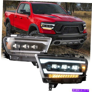 ACC Vland Full LEDvWFN^[wbhCg2019-2021 Dodge Ram 1500̃V[PV^[ VLAND FULL LED Projector Headlights Sequential Turn For 2019-2021 Dodge Ram 1500