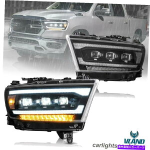 ACC 2019-2021 Dodge Ram 1500tLED}gbNXvWFN^[wbhCgt For 2019-2021 Dodge Ram 1500 FULL LED Matrix Projector Headlights w/Sequential
