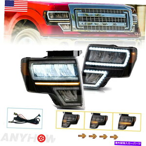 ACC vlandtLEDtN^[wbhCg /W 2009-2014 Ford F-150̃V[PV^[ VLAND FULL LED Reflector Headlights /W Sequential Turn For 2009-2014 Ford F-150