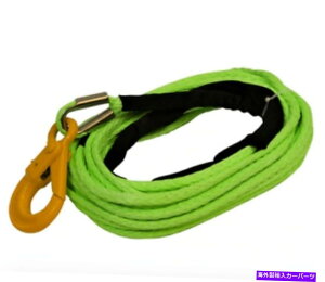 ACC 3/8 "x 50 'EC`CtZtbNACtbNgbN4x4tbgxbh 3/8" x 50' Synthetic Winch Line w/ Self Locking Eye Hook Tow Truck 4x4 Flatbed