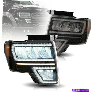 ACC vlandtLEDtN^[wbhCg /W 2009-2014 Ford F-150̃V[PV^[ VLAND FULL LED Reflector Headlights /W Sequential Turn For 2009-2014 Ford F-150