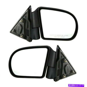 �A�C���C�� Blazer S10 Jimmy�p�̃u���b�N�p���[���M�T�C�h�h�A�~���[�����E�y�A�Z�b�g Black Power Heated Side Door Mirrors Left & Right Pair Set for Blazer S10 Jimmy�y���s�A���i�z