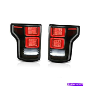 ACC 15-20 Ford F-150̐Ԃ^[VOttLEDX[Ne[CgAll Trims 2 Gen. FULL LED SMOKED Taillights w/ RED Turn Sig for 15-20 FORD F-150 All Trims 2 Gen.