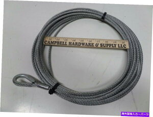ACC 4zC[[EC`C[CvP[u`F[J[`uACKbN1/4 x 50 ' 4 Wheeler Winch Wire Line Pull Cable Choker with Thimble Eye GAC 1/4 x 50'