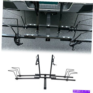 USサイクルキャリア 2バイク自転車キャリアヒッチレシーバー2 ''ヘビーデューティマウントラックトラックSUV 2 Bike Bicycle Carrier Hitch Receiver 2'' Heavy Duty Mount Rack Truck SUV