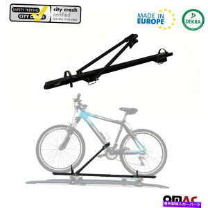 USTCNLA voCNLA[t}EgubNALU]ԃbNTCNOJ[gbNSUV Pro Bike Carrier Roof Mount Black Alu Bicycle Rack Cycling Car Truck SUV