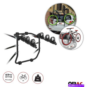 USサイクルキャリア トランク3バイクキャリアヒッチマウントラックアクセサリートヨタヤリス Trunk 3 Bike Carrier Hitch Mount Rack Accessories For Toyota Yaris